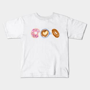 Donuts & Coffee Kids T-Shirt